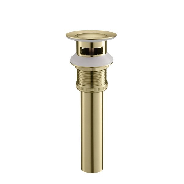 Kibi Pop Up Drain Stopper for Bathroom with Overflow KPW100BG